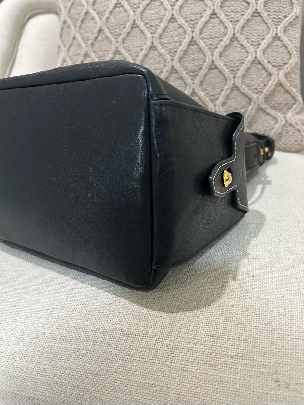 Songmont Medium Yore Hobo Bag - Onyx Black Leather ( Excellent Condition) - Picture 8 of 13
